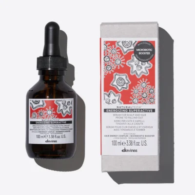 DAVINES SERUMAS NUO ANDROGENETINIO IR HORMONINIO PLAUKŲ SLINKIMO | ENERGIZING 100ml