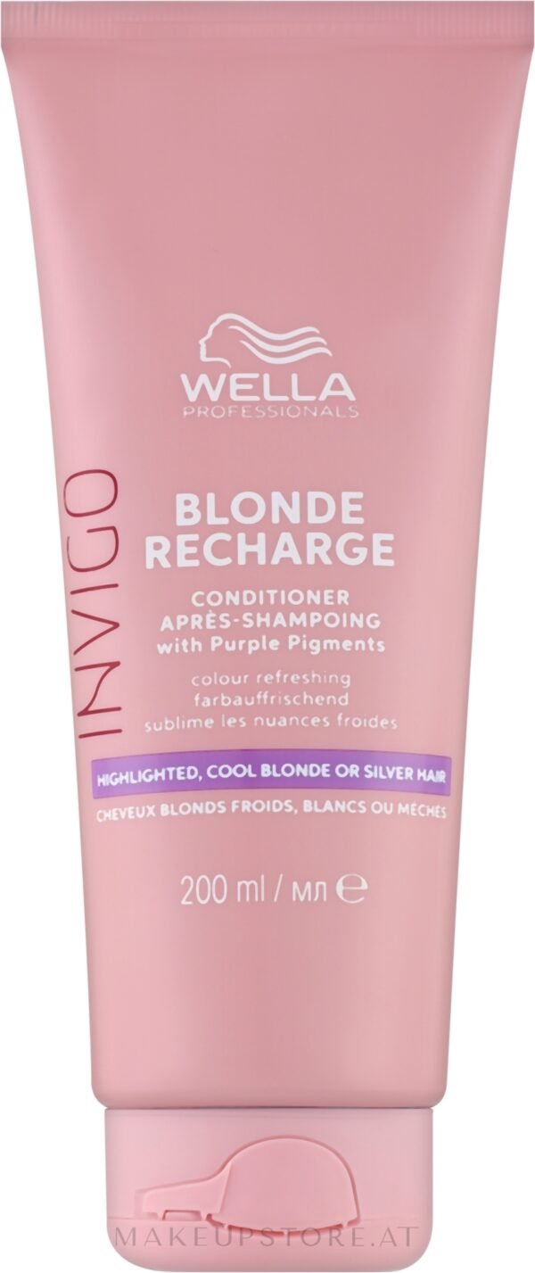 Wella Professionals Invigo Blonde Recharge kondicionierius violetinės spalvos - Image 3