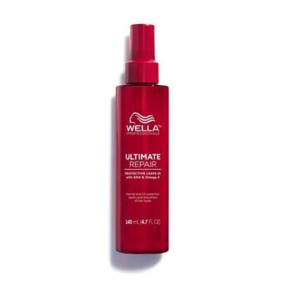 Wella Professionals ULTIMATE REPAIR Apsauginis 5in1 nenuplaunamas serumas pažeistiems plaukams STEP 4 140ml.