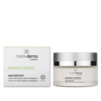 MEDIDERMA HOMECARE A&A SENSITIVE RAUDONĮ MAŽINANTIS VEIDO KREMAS, 50 ML