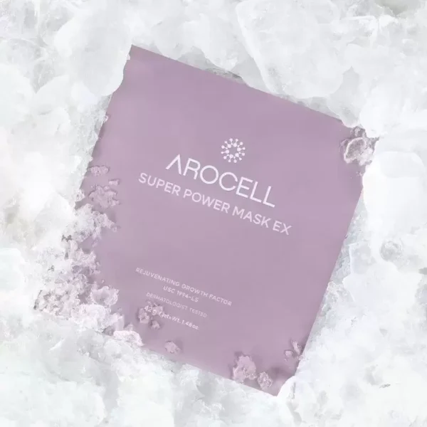 Arocell Super Power Mask EX intensyviai drėkinanti kaukė su kolagenu 1 vnt. - Image 3